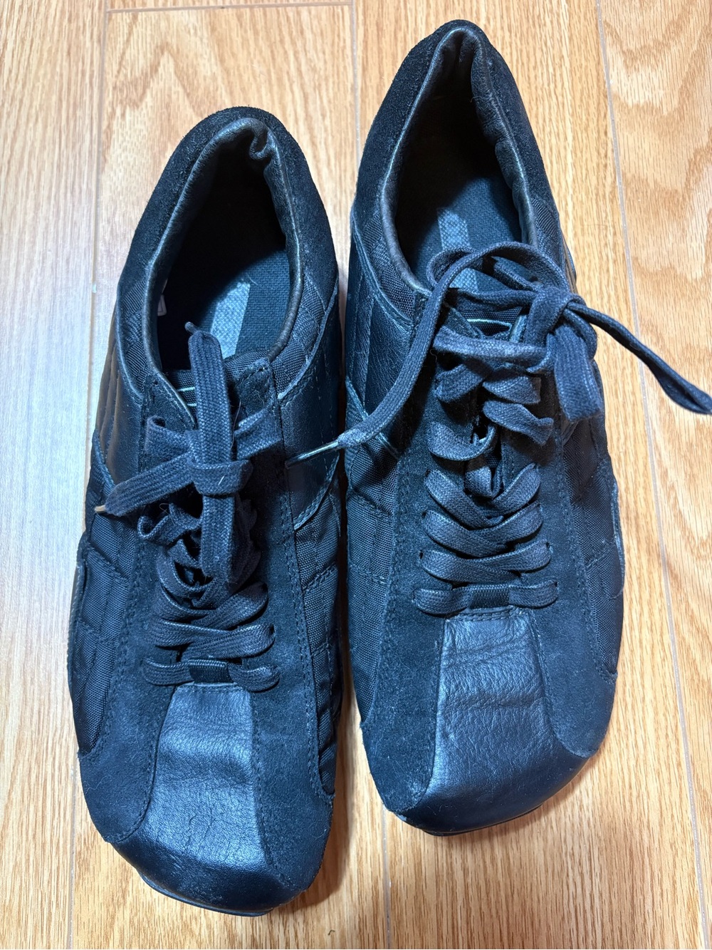 Y2K Rare Diesel leather blk AURIGA shoes size 9.5 men’s